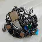 Gorgeous Oxidised Silver Plated Ring