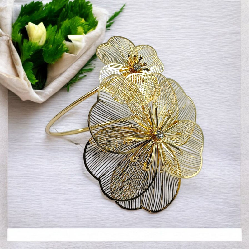 Earthy Appeal Broad Openable Imported Kada Bracelet for Women and Girls