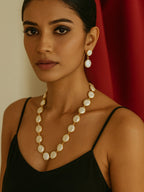 Long MOP Necklace Set