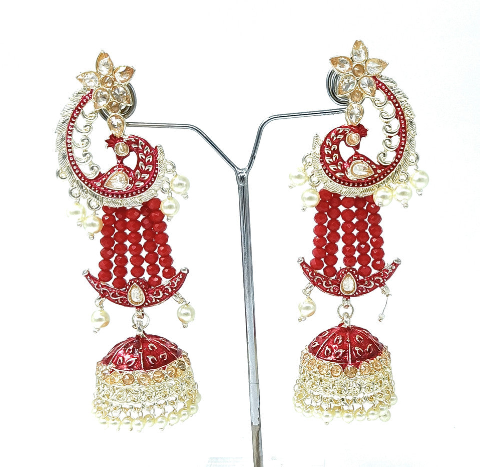 Meenakari Earring (ER23 RED)