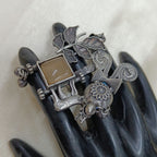 Signature Luxurious Oxidised Silver Plated Ring