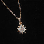 Delicate Finish Pendant Chain Necklace