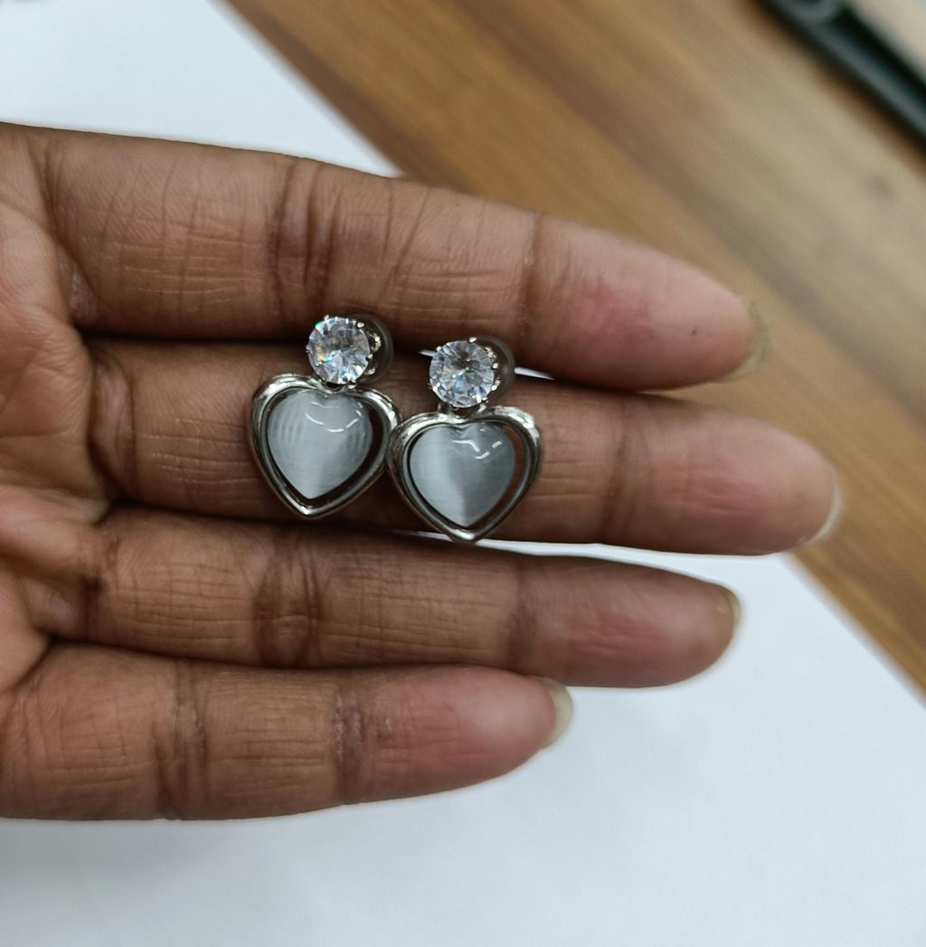 Artistic Trendy Silver Teardrop Earring