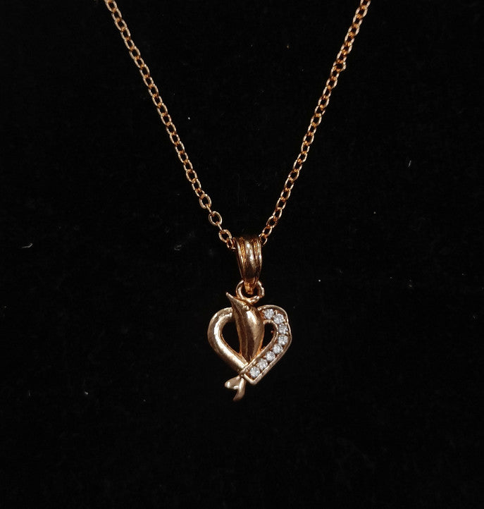 Sparkling Style Pendant Chain Necklace
