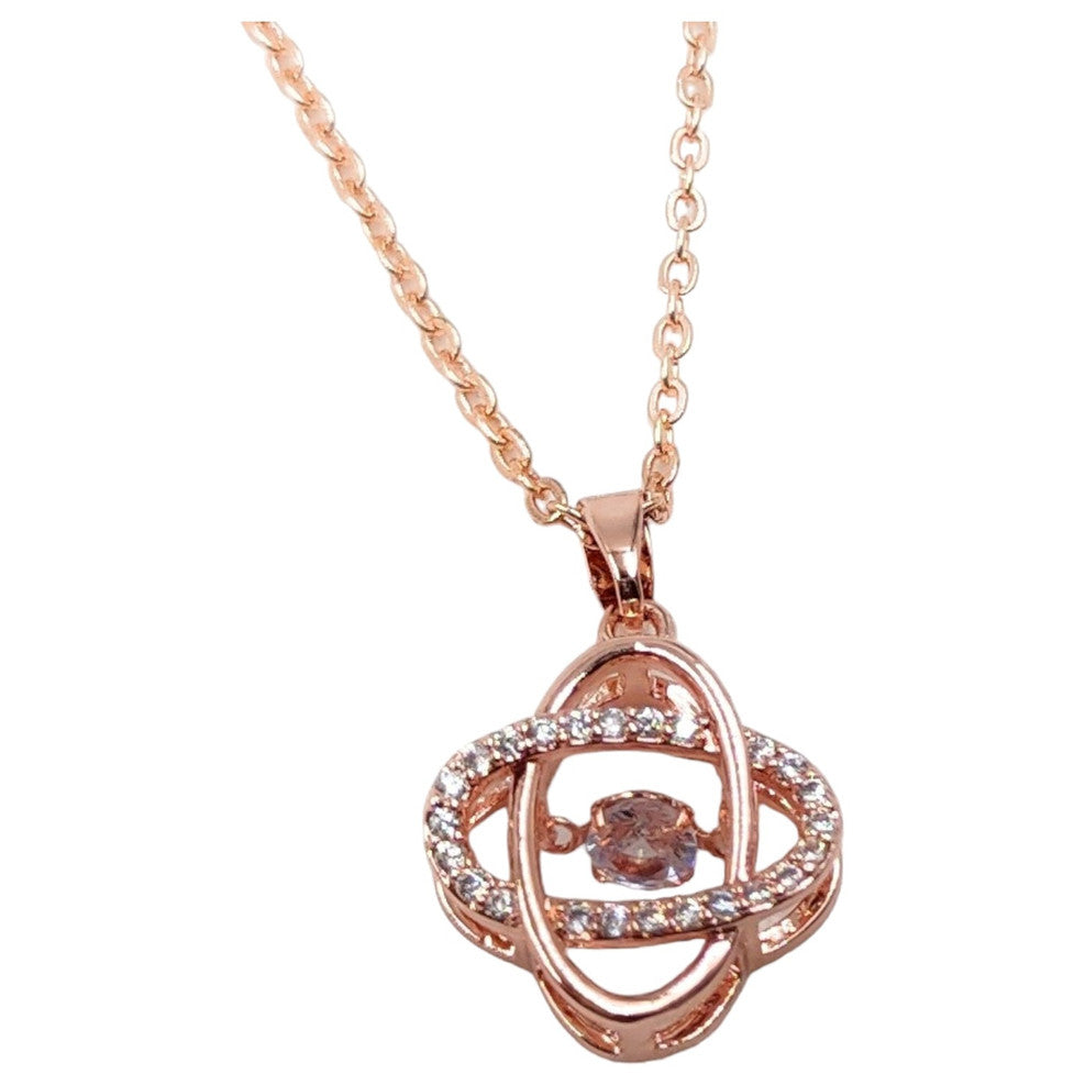 Toyota rosegold pendant necklace for women and girls
