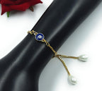 Whimsical Form Evil Eye Adjustable Bracelet