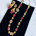 Divine Vibe Premium Quality Semiprecious Single line Stone Mala Set