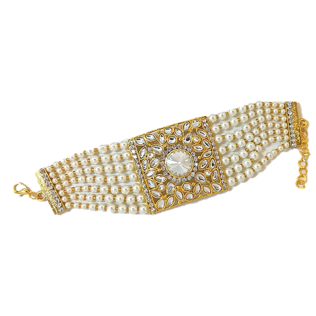 BR107 White Gold plated bracelet for women