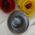 Trendy Oxidised Big Ring