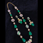 Gorgeous Premium Semiprecious Single line Stone Mala Set