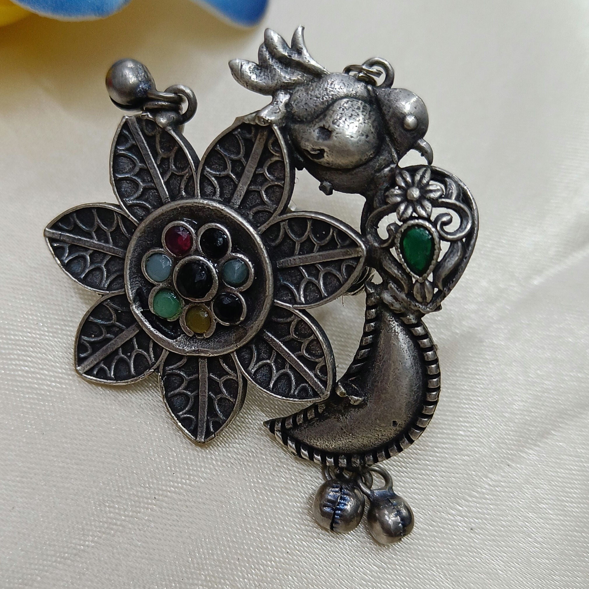 Sweet Trendy Oxidised Silver Plated Ring