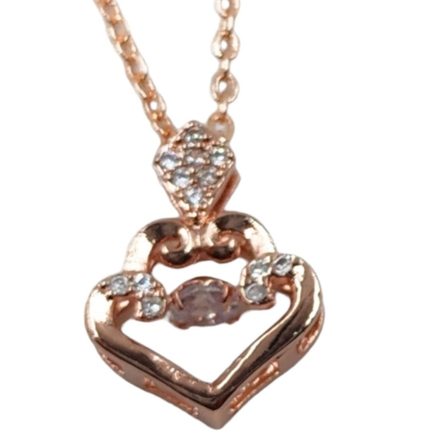 Nokia rosegold pendant necklace for women and girls