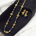 Vintage Touch Premium Quality Semiprecious Single line Stone Mala Set