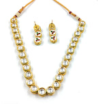 Single Line Kundan Set With Back Meenawork (K1 ROUND)