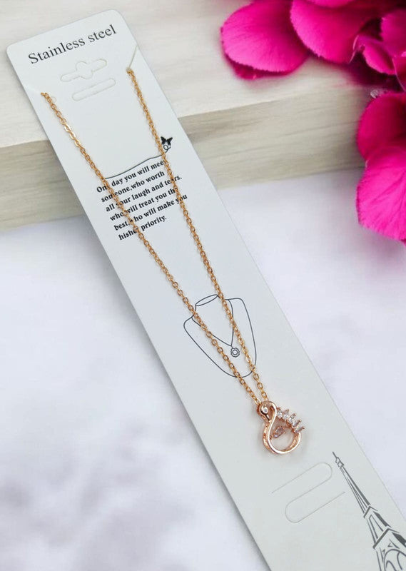 Antique Statement Pendant Chain Necklace