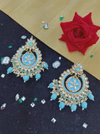 Meenakari Earring (ER69 SKY BLUE)