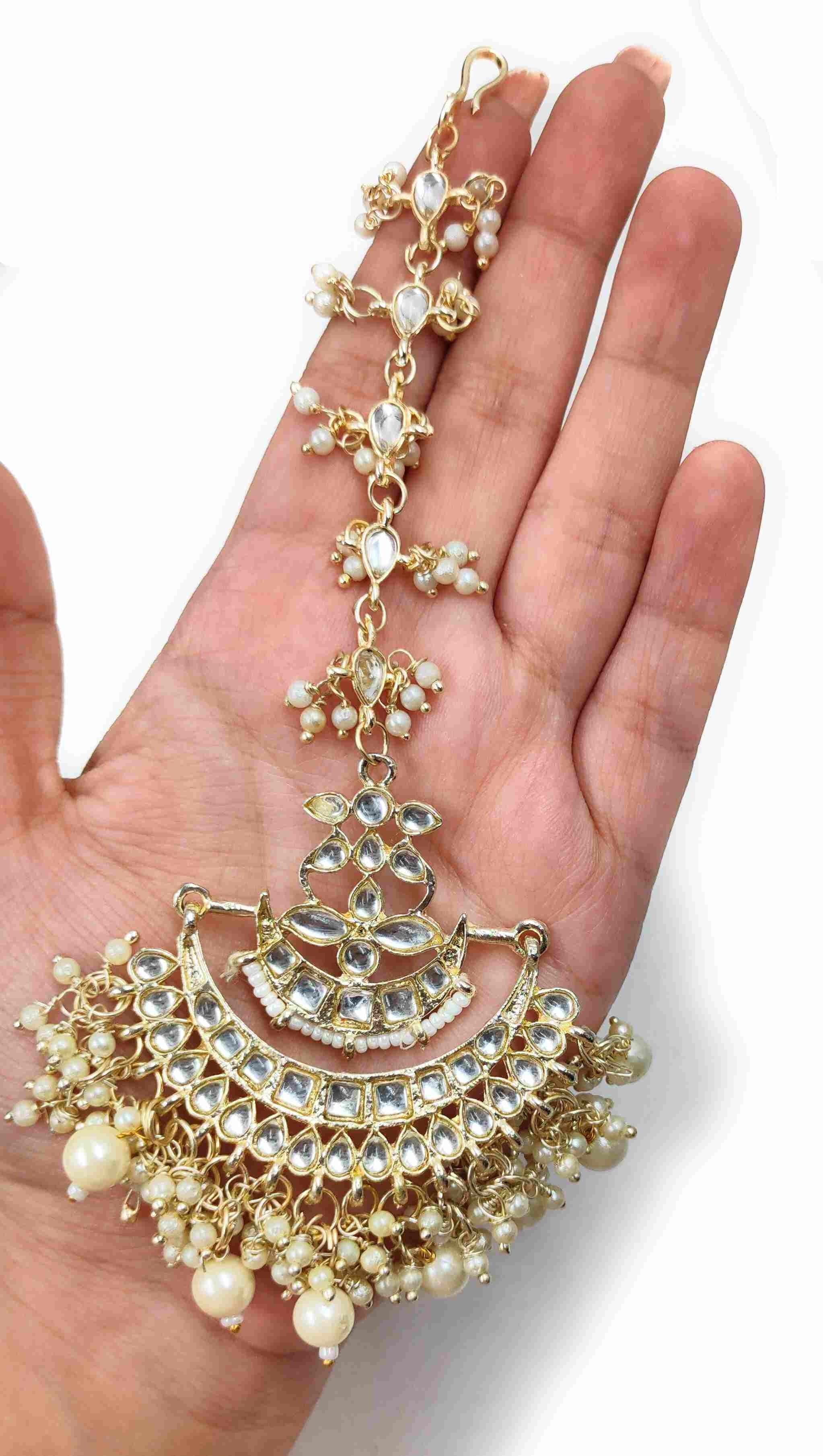 Chandbali Maang tikka (Maangtika 16)